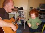 'See...you can dance to Daddy's songs.'